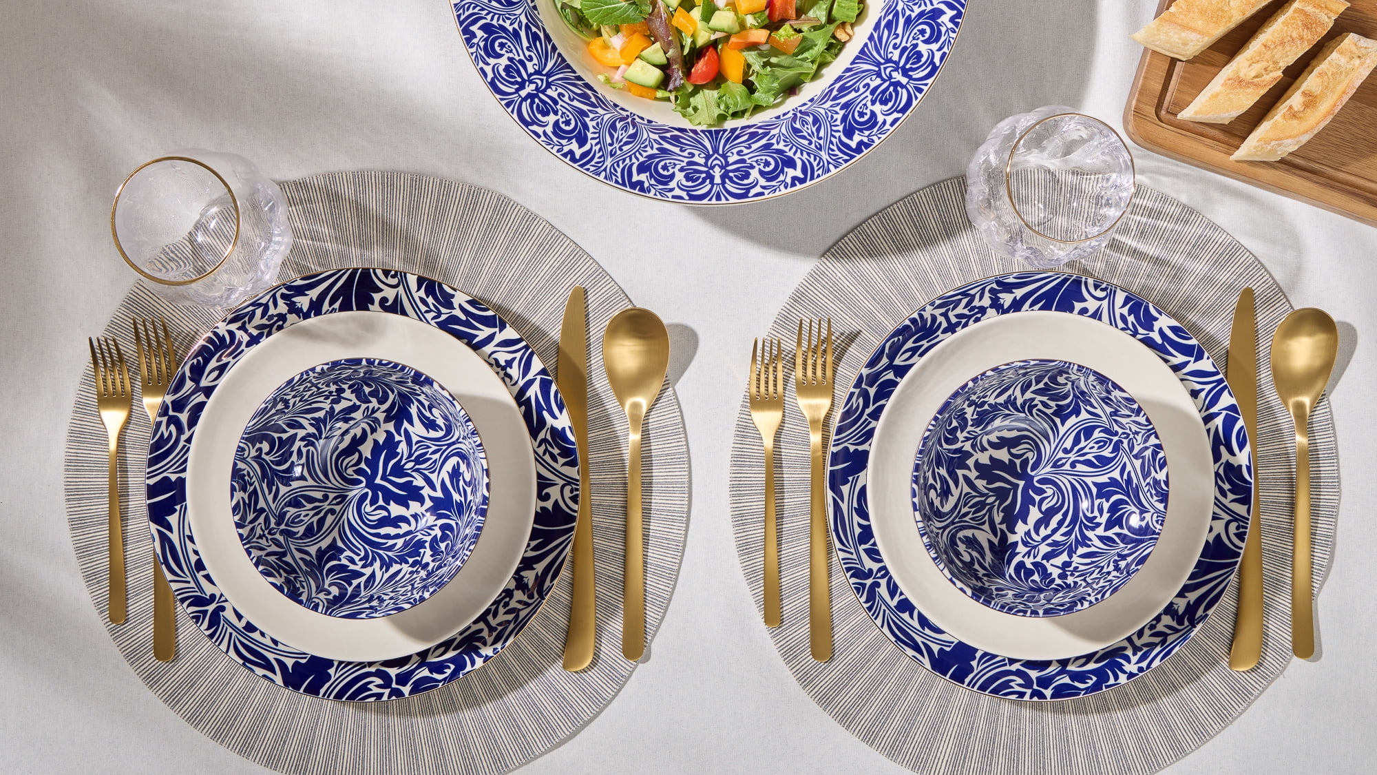 Thyme & Table Nova Dinner Plate, Blue