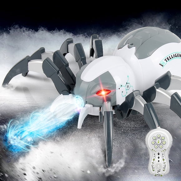 Wamans Remote Control Spider Robot, Rc Spider Toys with Light/Music/One-Key De-Mo, Robot Toys for Kids Christmas Birthday Gifts for Boys Girls Clearance Items