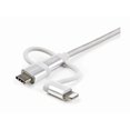 thumbnail image 4 of STARTECH 6FT (1.8M) USB MULTI-CHARGING CABLE, USB-A TO LIGHTNING/USB-C/MICRO-USB, 4 of 9