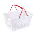 thumbnail image 2 of DOLITY Panier d'Achats Panier d'Épicerie Ergonomique Polyvalent Robuste Paniers de Rangement avec Poignée pour Jouets Fruits Cosmétiques Garde-Robe Garage Rouge, 2 of 9