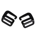 thumbnail image 4 of Almencla 4-Pair 1''/25mm G Hook Webbing Buckle for Backpack Strap Belt Black, 4 of 7