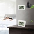 thumbnail image 4 of Digital Wall Clock Battery Operated Simple Large LCD Alarm Clock Temperature Calendar Date Day for Home Office, 4 of 8