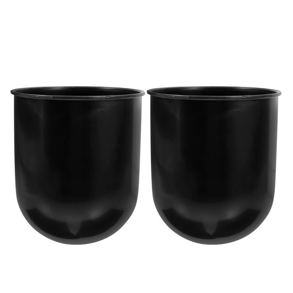 GOOHOCHY 2 portaescobillas de inodoro, soporte de plástico para cepillo de limpieza, taza para cepillo de baño, estante para cepillo de baño, taza de plástico para cepillo de inodoro.
