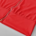 thumbnail image 3 of IROINNID Survêtement pour Femmes Ensemble 2 Pcs Offres Couleur Col Montant Revers Ensemble de Chandail de Sport Ensemble de Tenues de Sport, Rouge, 3 of 6
