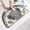 Multi-color#9, variant on MTBLYS 50X80Cm Semicircular Bathroom Mat Absorbent Quick-Drying Floor Mat Non-Slide Backing Household Door Mat Toilet Toilet Mat Entryway Kitchen Use