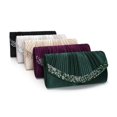 thumbnail image 1 of Sentmoon Handbag Women Purse Women's Wrinkled Rhinestone A Fashionable and Versatile Spring/Summer Style for Banquets and Weddings Featuring Sequins Sparkles and A Chain., 1 of 7