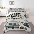 thumbnail image 1 of Erosebridal RV Car Comforter Sets Queen Size,Camping Adventure Bedding Queen Comforter Set,Cartoon Car Decor,Reversible,Ultra Soft,3 Pieces, 1 of 7