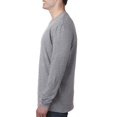 thumbnail image 3 of Next Level Cotton Long Sleeve Crew, S, Heather Grey, 3 of 3