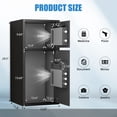 thumbnail image 4 of karbeen 6.5 Cu ft Large Safe Box Fireproof , Digital Home Safe with Keypad and Deposit Slot & Dual Alarm System, Money Safe With Mute Function and LED Light, Security Box for Money Valuables, 4 of 6