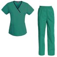thumbnail image 1 of Women's Scrubs Set Scrub Top and Pants Scrubs Set, 1 of 3