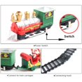 thumbnail image 4 of Electric Christmas Train Toy Set With Light Sound Train Track Set Diy Railway Tracks Educational Toys For Kids Party  Gifts, 4 of 7