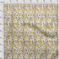 thumbnail image 3 of oneOone Polyester Lycra Fabric Leaves & Floral Ikat Print Fabric BTY 56 Inch Wide, 3 of 4