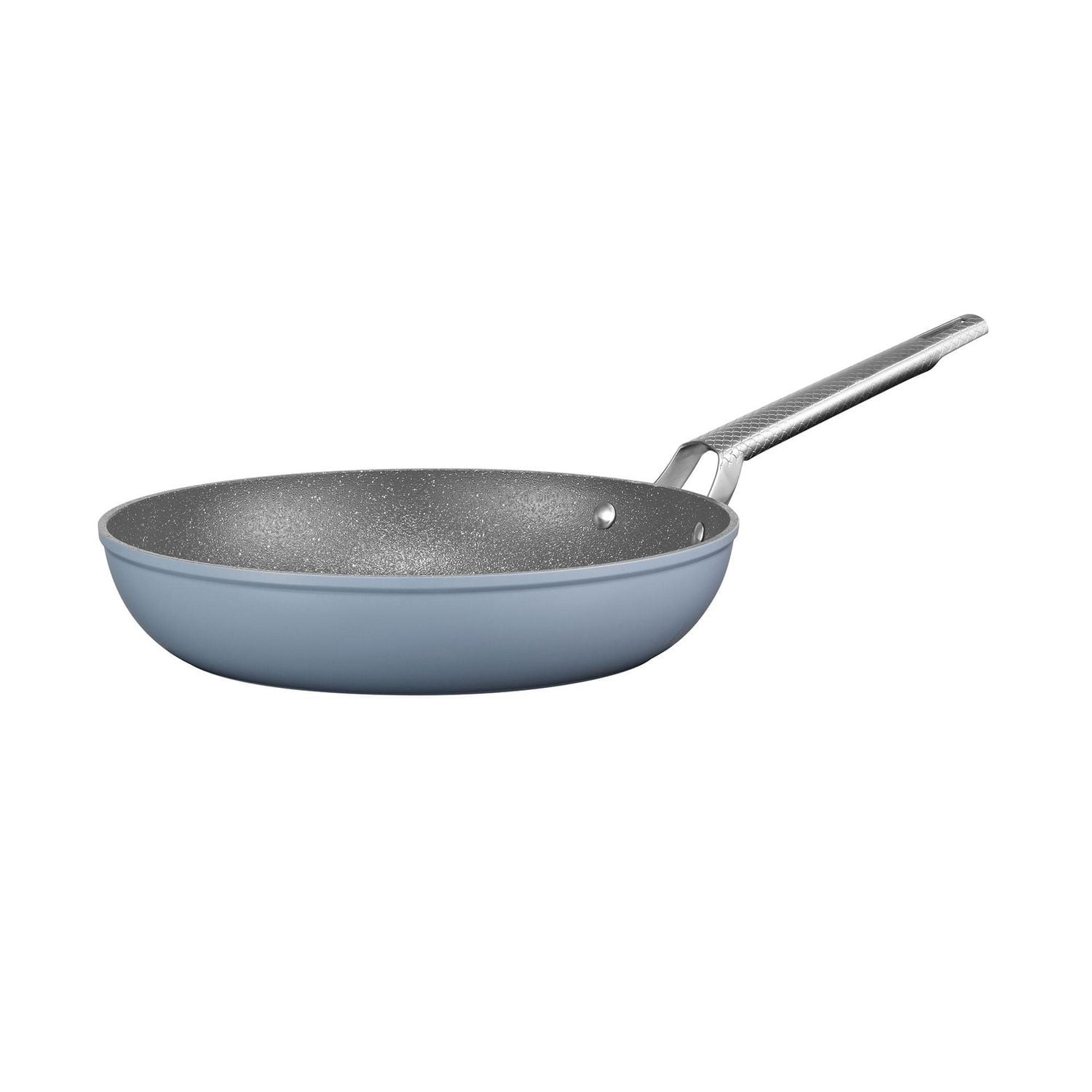 Starfrit The Rock WAVE Poêle 30cm (12"), Antiadhésive Sans PFOA, Compatible Induction, Résistante Aux Rayures, Va au Four & Lave-Vaisselle, Base Aluminium Épaisse