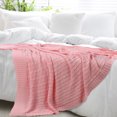 thumbnail image 2 of Unique Bargains Cotton Blanket Decorative Cable Knitted Throw Soft Knit Blankets, 2 of 10
