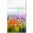 thumbnail image 2 of Abstract Cosmos of Colorful Flowers - Large Flower Canvas Wall Art, 2 of 3