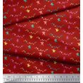 thumbnail image 2 of Soimoi polyester Crepe Fabric Stripe & Paisley Print Sewing Fabric Yard 52 Inch Wide, 2 of 3