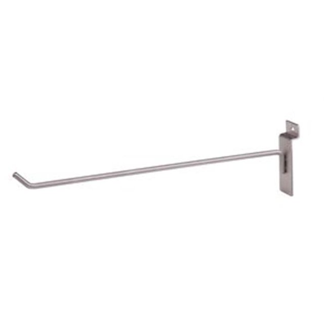 Econoco BQSWH12SN Crochet de 12 Po pour Paroi à Lattes, Nickel Satiné