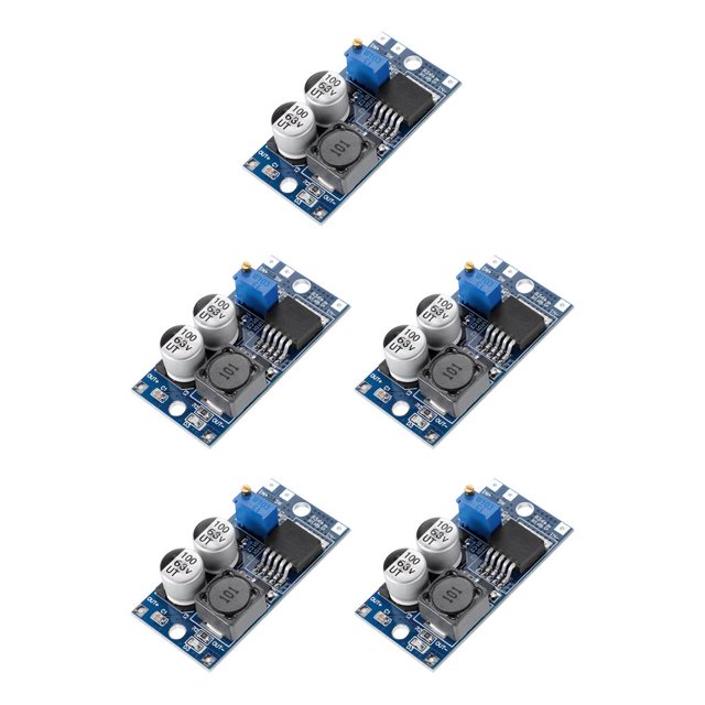 QualitChoice Adaptateur Convertisseur de Tension 5V-60V à 1.25V-26V Module de Puissance Régulateur Circuits Imprimés Accessoires Électroniques 1 Pce 5Ensemble