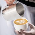 thumbnail image 2 of Haaveant Lait Moussant Pichet, Tasse à Café en Acier Inoxydable Poignée Confortable Pichet Café Café Latte Tasse à Café pour l'Utilisation du Café à la Maison (350ML), 2 of 8