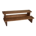 thumbnail image 1 of serony Wooden Display Riser Shelf Collectibles Display Stand for Material]:The multi Dolls Figures Toys 2 Layer 30cm, 1 of 6