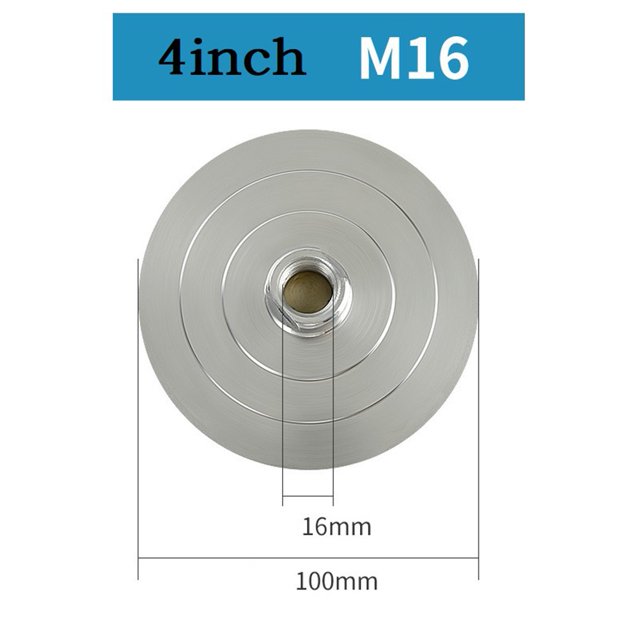 4inch Backer Pad Diamond Polishing Pad Aluminum Base Backing Holder M14 M10 M16