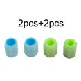 thumbnail image 1 of 4 Pcs Bouchon de Valve de Pneu de Voiture Universel Bleu+vert Fluorescent, 1 of 12