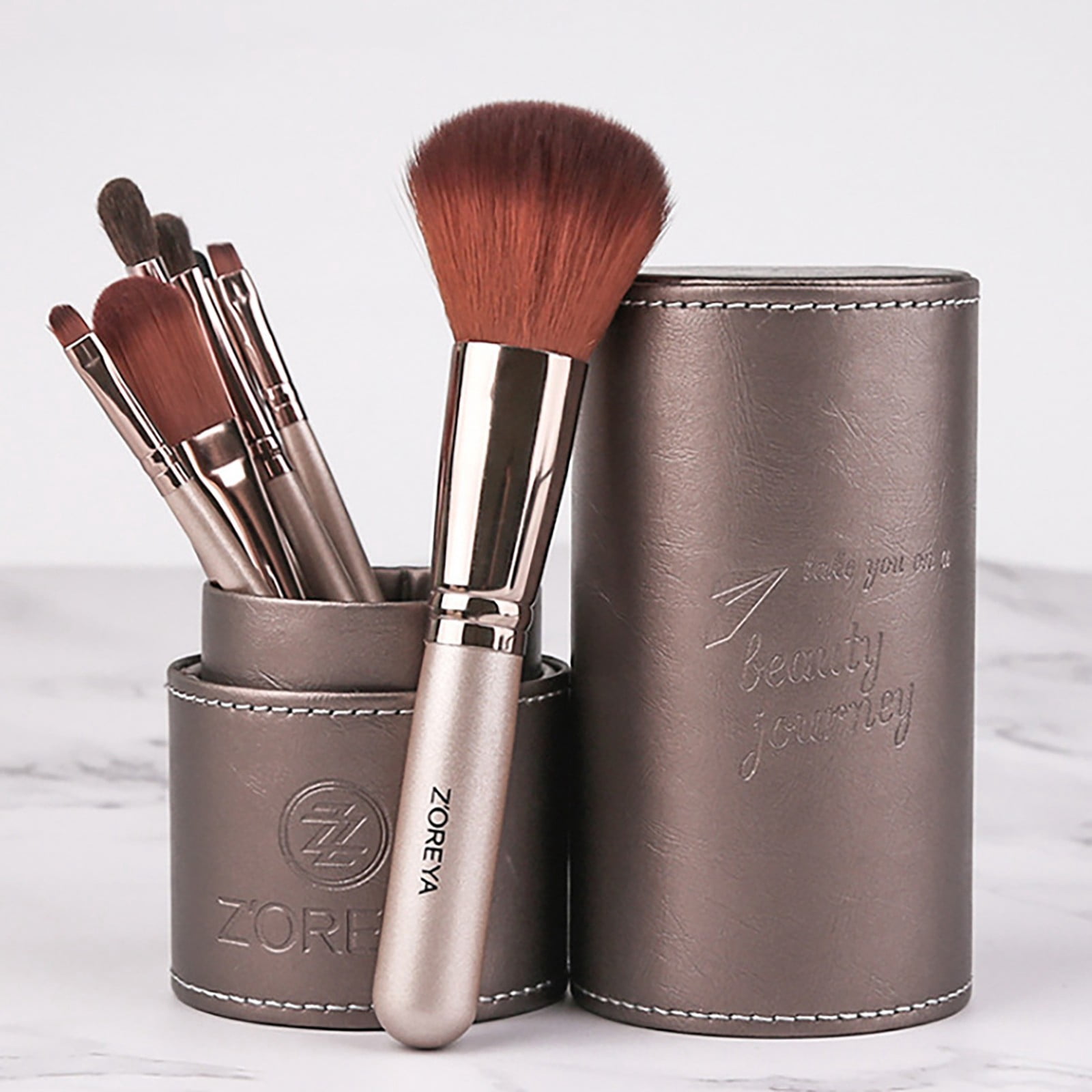 Makeup Brushes Professional Make Up Brushes - 7Pcs Premium Synthetic Bristle Make Up Brush Set, Brush for Women