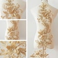 thumbnail image 4 of relayinert Magnifique Patch d'Applique en Dentelle Florale pour Robe de Mariage Unique Robe de Mariage Unique Applique en Dentelle Rouge Vin 1ensemble, 4 of 6
