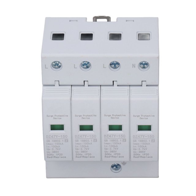 Protection contre les Surtensions de Maison, Sûr à Utiliser Dispositif de Protection contre les Surtensions de Maison 385V PC Shell 150KA pour l'Usine 3p, 4p