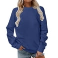 thumbnail image 1 of hotojiny Workout Tops for Women Plus Size Long Sleeve Crewneck Sweatshirt Oversized Lightweight Basic Pullover Fall 2025, 1 of 4