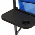 thumbnail image 5 of Kamp-Rite Portable Director's Camping Chair w/Table & Cup Holder, Navy/Tan, 5 of 5