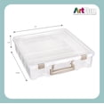 thumbnail image 2 of Super Satchel -Compartment Box- Plastic Art and Craft Supply Storage Container AB unit, 2 of 8