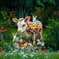 thumbnail image 3 of Garden Stake Easter Decoration Easter Garden Rabbits Decoration Easter Decoration Outdoor Vintage For Outdoor Spring Easter Bunny Outdoor Garden Signs Easter, 3 of 6