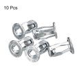 thumbnail image 3 of Unique Bargains M5 Jack Nuts, 10 Pack Threaded Insert Nut 304 Stainless Steel Rivet Nuts, 18.4mm Length, 3 of 5