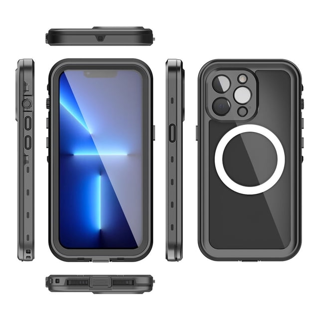 EGNMCR Waterproof Case Shockproof Clear Protective Cover Phone Cover