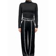 thumbnail image 2 of Female Two Piece Tracksuit Long Sleeve Pants Black M, 2 of 9