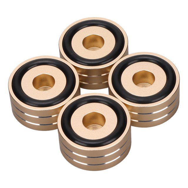 Speaker Cone Base Pads, Install And Use Vibration Proof 40x20mm Speaker Spikes Base Mat For For Recorder For DVD Player Gold