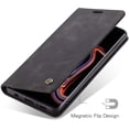 thumbnail image 3 of KOMI Wallet Case for Samsung Galaxy S10 Plus, Premium PU Leather Case Vintage Matte Wallet Flip Cover [Card Slots] [Magnetic Closure] Stand Function Folio Shockproof Full Protection Black, 3 of 5