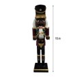 thumbnail image 5 of Holiday Time 15INCH Wooden Nutcracker with Drum Decor, 5 of 5