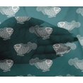 thumbnail image 4 of oneOone Viscose Chiffon Fabric Fish Block Fabric Prints By Yard 42 Inch Wide, 4 of 4