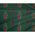 thumbnail image 4 of oneOone Polyester Lycra Fabric Leaves & Floral Block Fabric Prints By Yard 56 Inch Wide, 4 of 4