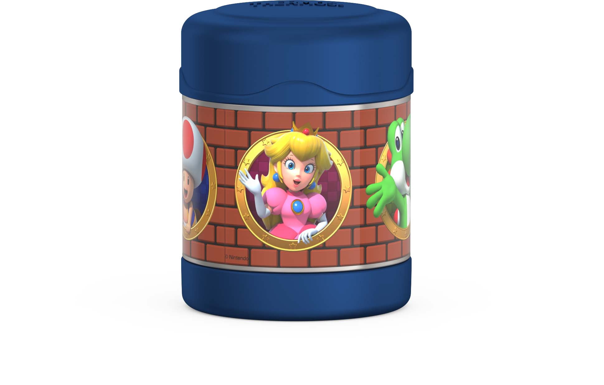 Thermos Kids Pot alimentaire FUNtainer isolé sous vide en acier inoxydable, 295ml, Mario