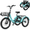 Cyan, variant on Lilypelle Folding Electric Tricycle for Adults & Seniors,three 20*3in Fat Tires Ebike with 750W Motor & 48v 14.5Ah Battery,Cyan