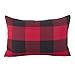 thumbnail image 3 of Occasion Gallery Red Holiday Buffalo Plaid Pillow - Cover (Filling NOT Included) 13" X 20" Rectangular, 100% Cotton, 3 of 4
