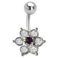 thumbnail image 1 of BodyJewelryOnline Belly Button Ring Navel Piercing surgical steel 14G Navel Rings Belly Piercing, 1 of 5