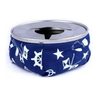 1PCS ISURE MARINE Blue Protable Windproof Bean Bag Car Boat Camper Ashtray