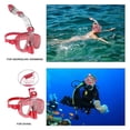 thumbnail image 1 of Snorkel Mask Foldable Diving Mask Set with Dry Top System and Camera Mount, Anti-Fog Professional Snorkeling Gear-B S, 1 of 5