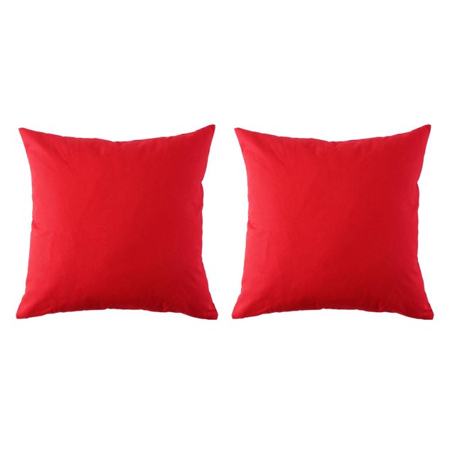 Coussin carré d'extérieur 18in - aqua (paquet de 2)
