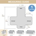 thumbnail image 2 of JUNWELL 100% Waterproof Sofa Cover Non Slip Couch Cover Machine Washable Slipcover Leakproof Furniture Protector for Dogs Kids Pets  Dark Gray  Sofa, 2 of 10