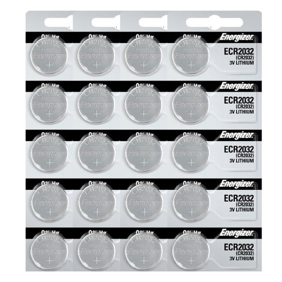 Energizer CR2032 3V Lithium Coin Cell Battery (20 Pack)
